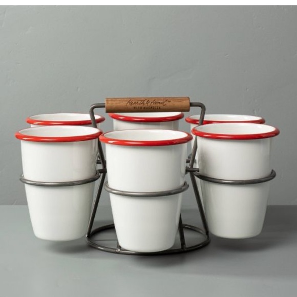 Hearth & Hand Kitchen Hearth Hand With Magnolia 7pc 7oz Drink Caddy